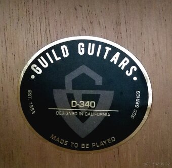 Predam akusticku gitaru GUILD D-340. - 6