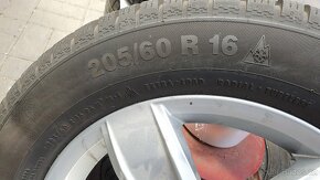 Zimní Sada Alu Kola 5x112 205/60 R16 Volkswagen Touran Golf - 6