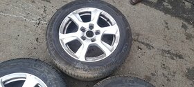 Alu kola audi 5x112 225/65 r16 letni pneu - 6