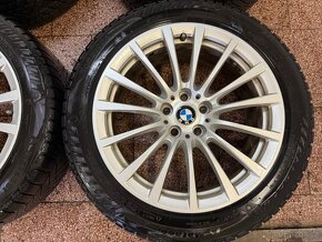 Originál alu kola Bmw 5x112 r18 zimní pneu 6mm G30 G31 - 6