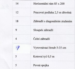 Sada rámového lešení s dřevěnými podlahami - 90 - 6