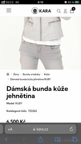 ZDARMA POŠTA KARA bunda pravá kůže jehnětina vel M/L - 6