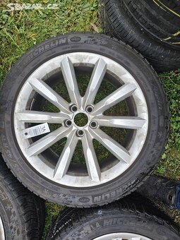 ALU kola 5x112 / Audi 255/45 R19, Zimní Michelin. - 6