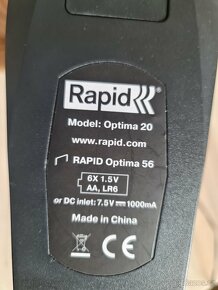 Elektronicka sesivacka Rexel Optima 20+drátky /balíkovna39kč - 6