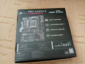 MB MSI A620M - E + CPU (6C/12T), sock. AM5 - 6