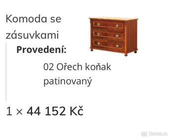 Masivní pseudo starožitná komoda Triant Classic - 6