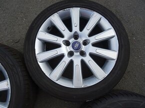 Alu disky originál Ford 17", 5x108,ET 50, letní pneu - 6