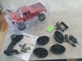 RC model terénneho auta PICKUP TRUCK 1/16 4WD 2,4G Červený - 6