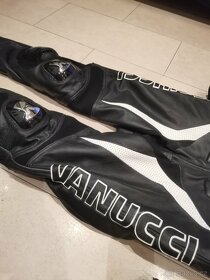 Vanucci Racing-Pánská kožená moto kombinéza, jednodílná - 6