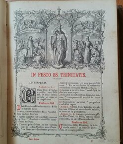 Breviarium Romanum 1863 - latinsky psaná kniha - 6