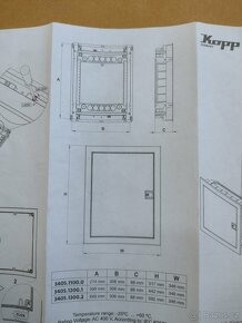 Prodám novou zapuštěnou rozvodnou skříň Kopp - 6