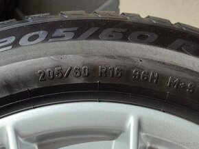 Zánovní ALU kola BMW 16" 5x112 ET22 pneu 205/60/16 96H - 6