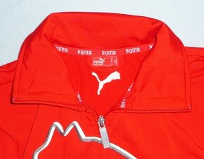 Sportovní červená bunda, vel. M, zn. Puma - 6