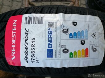 175/65/15 zimni pneu MICHELIN a VREDESTEIN 175/65 R15 - 6