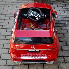 Mercedes gl63 accu dětské autíčko červené - 6