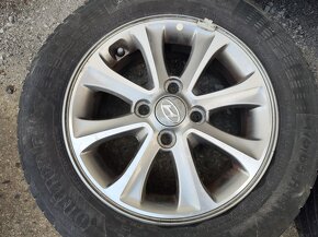 14"letní alu sada 4x100 origo Hyundai i10 Picanto TPMS - 6