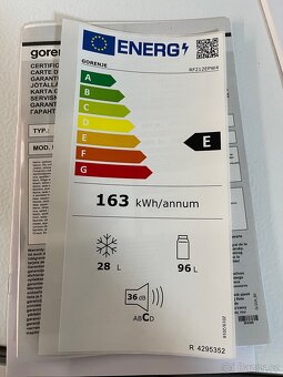 Lednička s mrazákem Gorenje rf212epw4 - 6