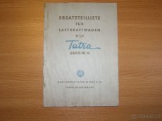 Vyměním literaturu Tatra 27, 81 a 85 a Škoda 606 a 706 - 6