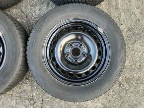 Zimní sada plech. VW 5×112 s pneu Nokian 195/65 R15 - 6