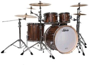 Ludwig Signet 105 TeraBeat 5Pc Shell Pack, Macassar Ebony - 6