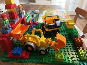 Lego duplo letiště 7840,30332, bagr 10811+ megablocs. - 6