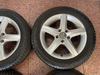 Originál Volkswagen ALU kola 5x112 r16 zimní pneu 6mm - 6