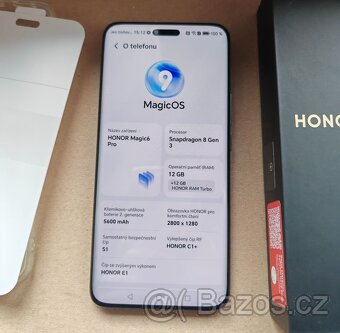 Honor Magic6 Pro 12GB/512GB ZÁNOVNÍ ZÁRUKA - 6