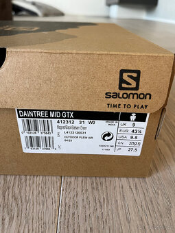 Prodám outdoorové boty kontníkové Salomon DAINTREE MID GTX - 6