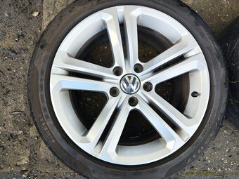 17"letní alu sada Mallory 5x112 origo Golf 6 Touran Passat - 6