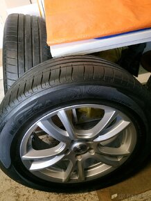 Alu kola Hyundai Santa Fe 5x114,3 r18 Originál,pneu6mm TPMS - 6