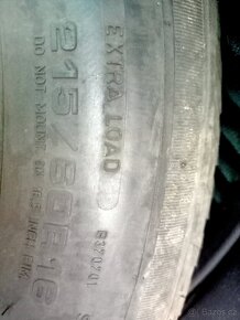 Prodám zimní kola 215/60R16 na Peugeot 807 - 6