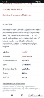 Kolonožka, hoverboard - 6