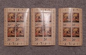 Male aršíky a poštovní známky DDR - 6
