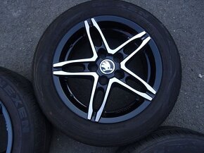 Alu disky Škoda Fabia 15", 5x100,ET 40, letní sada - 6