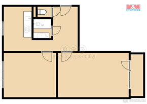 Prodej bytu 2+1, 56 m², Kadaň, ul. Chomutovská - 6