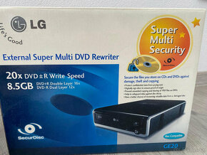 Externí DVD vypalovačka LG s funkcí SecurDisc, USB - 6