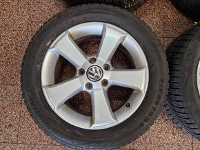 Originál Volkswagen ALU kola 5x112 r16 zimní pneu 7mm - 6