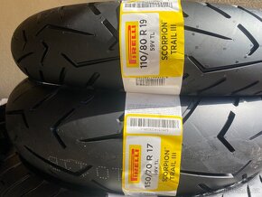 Motopneu Pirelli STR 150/70r18 a 90/90r21 dot 2024 - 6