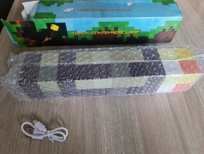 Minecraft - Torch - dekorativní lampa nová USB-C - 6