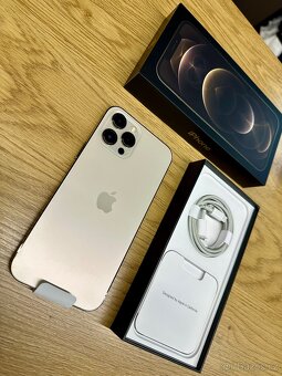 Jako nový Apple Iphone 12 Pro Max 512GB Gold 5xsklo 2xkryt - 6