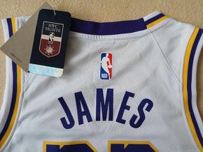 Dětský basketbalový dres LeBron James Los Angeles Lakers - 6