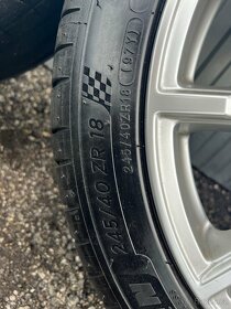 Originální letní alu sada Audi 245/40R18, Michelin 6mm - 6