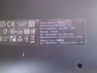 Notebook Lenovo Ideapad Flex 10 - 6