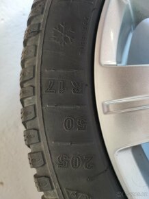 Alu kola 5x112 r17 6J ET45 zimní pneu 205/50/17 - 6