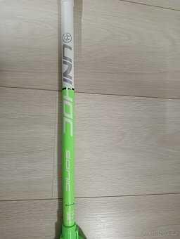 Unihoc Florbal Sonic 87cm, bílo-neon zelená, TOP STAV - 6