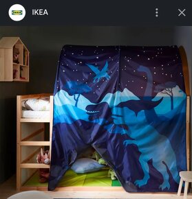 Ikea oboustranná postel KURA - 6