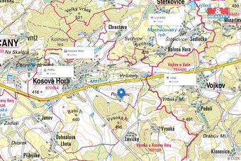 Prodej komerčního pozemku, 2362 m², Kosova Hora - 6