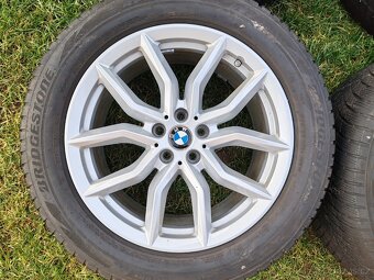 Alu v perfekt stavu 5x112 19 originál ráfky BMW pneu zimní - - 6