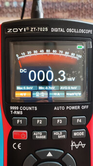 Osciloskop/multimetr ZOYI ZT-702S 5MHz 48MS/s 2in1 NOVÝ - 6