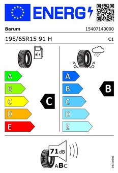 4x letní pneu Barum Bravuris 5HM 195/65 R15 91H - 6